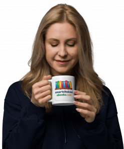 "I Love eBOOKS" Glossy white mug for any hot beverage - Image 3