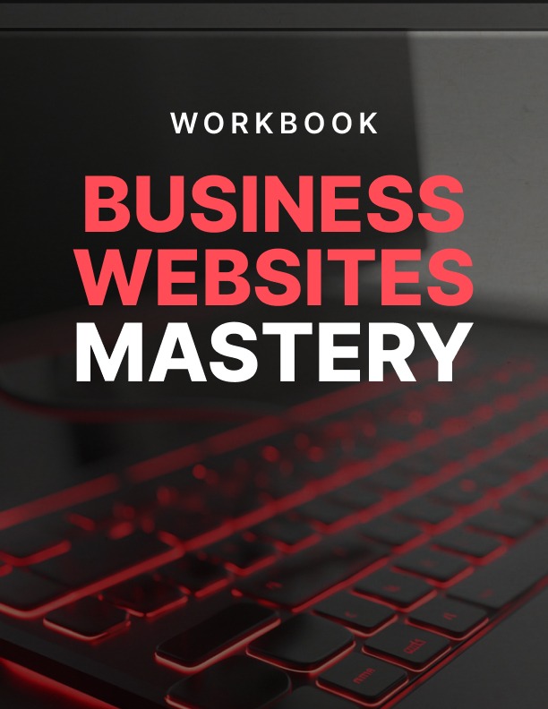 Business Websites Mastery - Workbook Cover