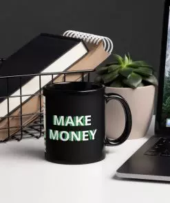 Alternative view of I Read eBooks To Make Money – Black Mug