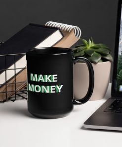 I Read eBooks To Make Money – Black Mug