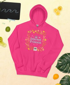 "Internet Princess" Cozy Classic Unisex Hoodie for Everyday Comfort - Image 3