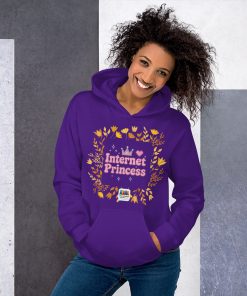 "Internet Princess" Cozy Classic Unisex Hoodie for Everyday Comfort