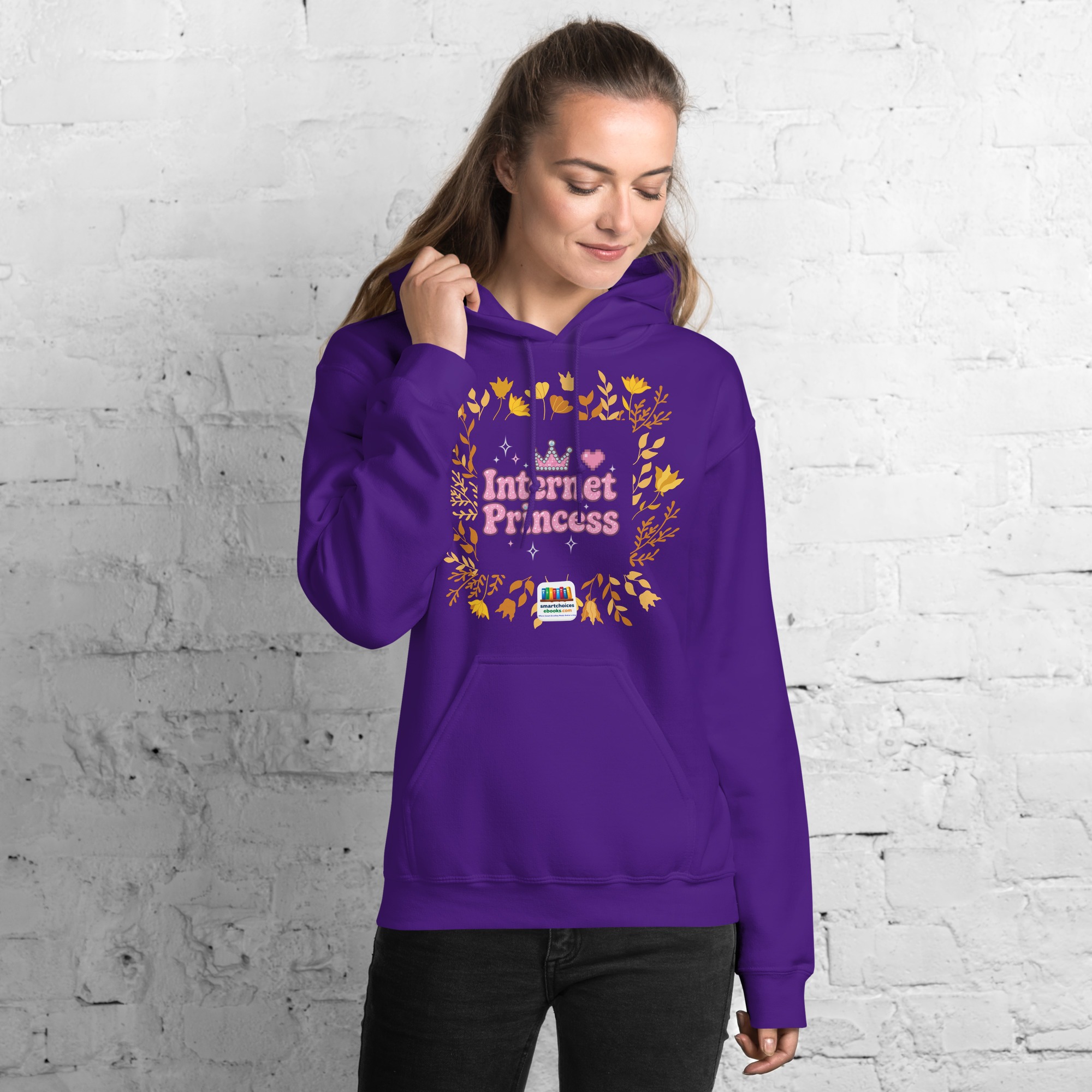 "Internet Princess" Cozy Classic Unisex Hoodie for Everyday Comfort - Image 8