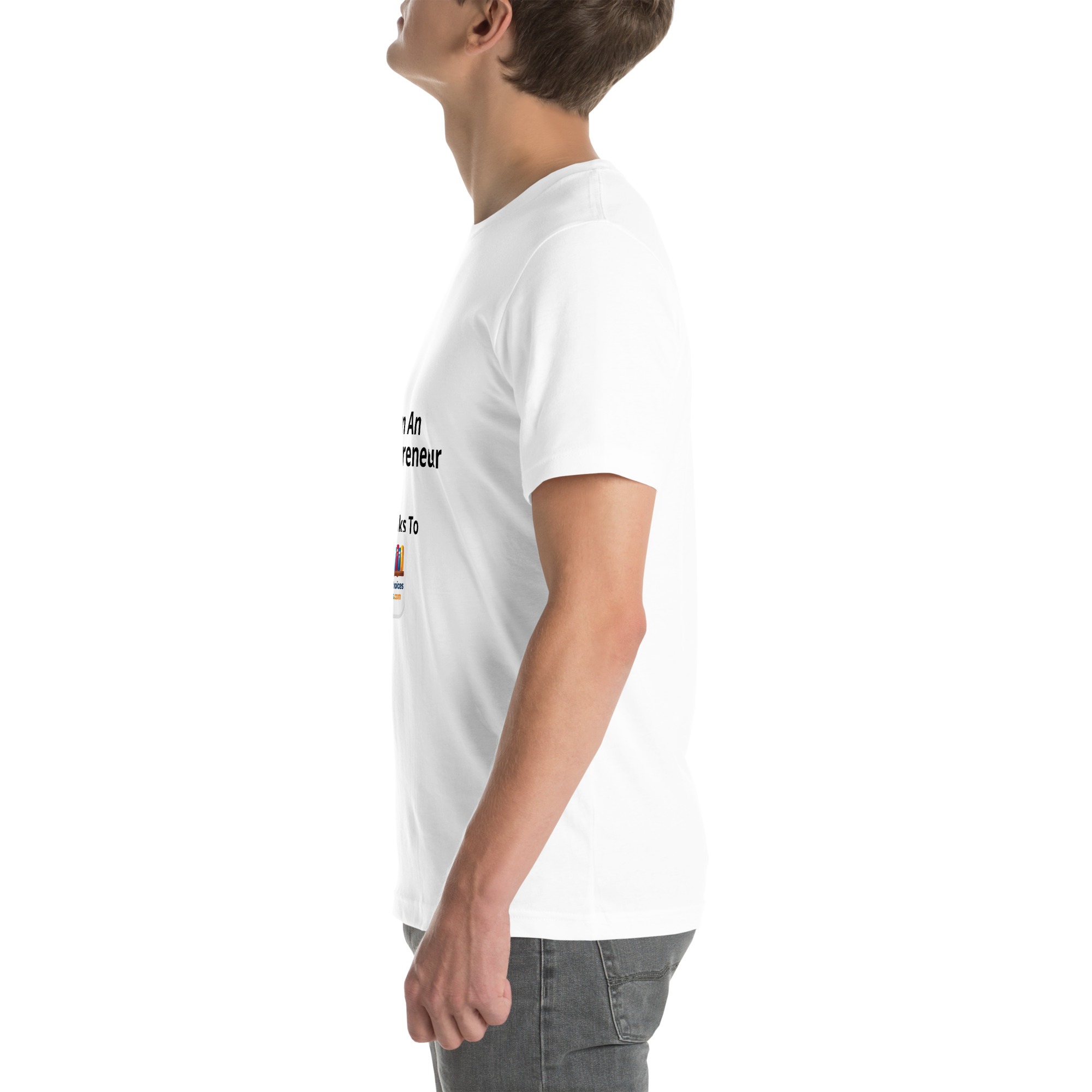 Unisex t-shirt - Be proud to be someone who reads, learns, and grows - Image 3