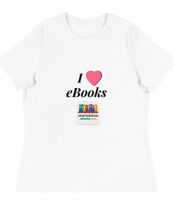 Women's Relaxed "I LOVE eBooks" T-Shirt